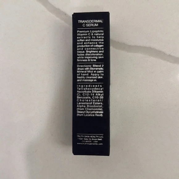 New in box Truth Treatment Systems Transdermal vitamin C Serum brightening - Picture 4 of 5